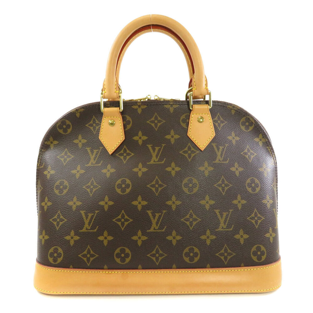 Louis Vuitton Canvas Handbag Monogram Alma Brown